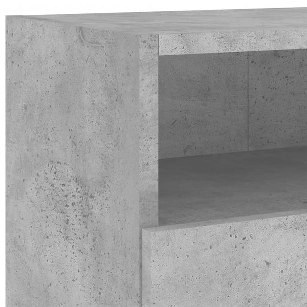 TV-Wandschrank Iuven 100x30x30cm Betongrau (Holz)