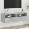 TV-Wandschrank Iuven 100x30x30cm Betongrau (Holz)