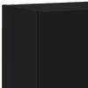 Schwarze TV-Wandschränke Proca 40,5x30x40cm (2 Stück, Holz)