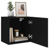 Schwarze TV-Wandschränke Proca 40,5x30x40cm (2 Stück, Holz)