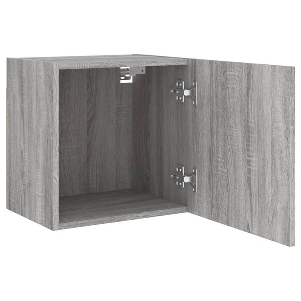 Grauer TV-Wandschrank Proca 40,5x30x40cm (Holz)
