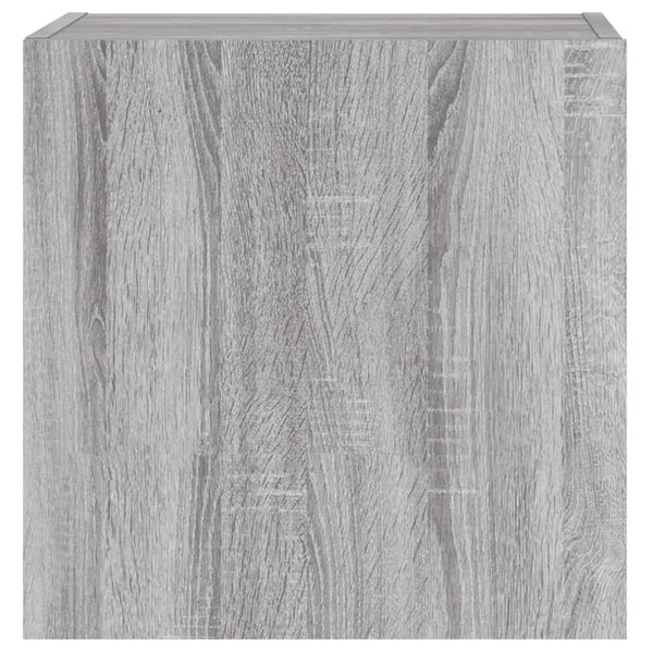 Grauer TV-Wandschrank Proca 40,5x30x40cm (Holz)