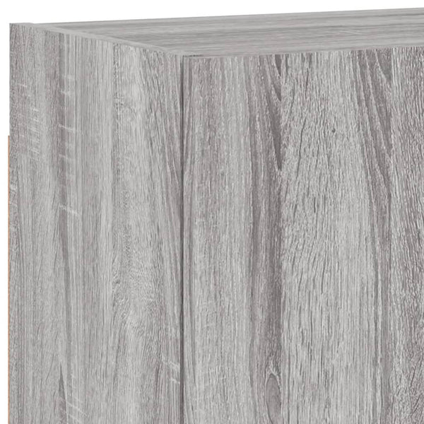 Graue TV-Wandschränke Proca 40,5x30x40cm (2 Stk., Sonoma, Holz)