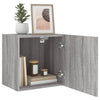 Graue TV-Wandschränke Proca 40,5x30x40cm (2 Stk., Sonoma, Holz)