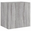 Graue TV-Wandschränke Proca 40,5x30x40cm (2 Stk., Sonoma, Holz)