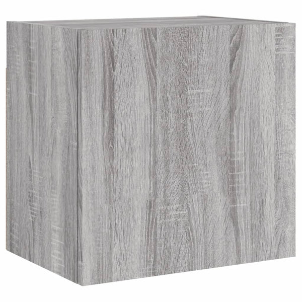 Graue TV-Wandschränke Proca 40,5x30x40cm (2 Stk., Sonoma, Holz)