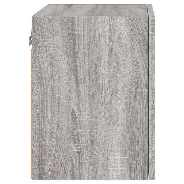 Graue TV-Wandschränke Proca 40,5x30x40cm (2 Stk., Sonoma, Holz)