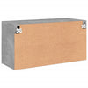 TV-Schrank Betongrau wandmontiert Kincsnicom 80x30x41cm