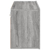 Harmaa tv-kaappi seinäkiinnitettävä Kincsnicom 80x30x41cm