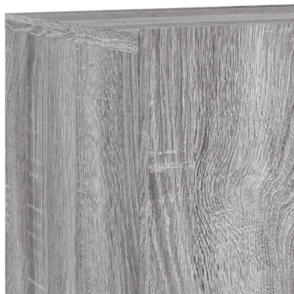 Grauer TV-Schrank zur Wandmontage Kincsnicom 80x30x41cm (2 Stück)