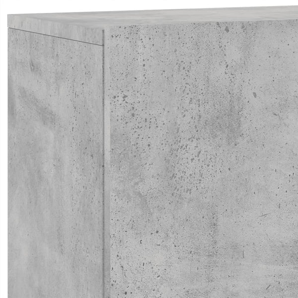 Betoninharmaa tv-kaappi seinäkiinnitettävä Kincsnicom 100x30x41cm