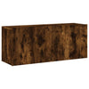 TV-Schrank Räuchereiche Kincsnicom 100x30x41cm (wandmontierbar)