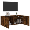 TV-Schrank Räuchereiche Kincsnicom 100x30x41cm (wandmontierbar)