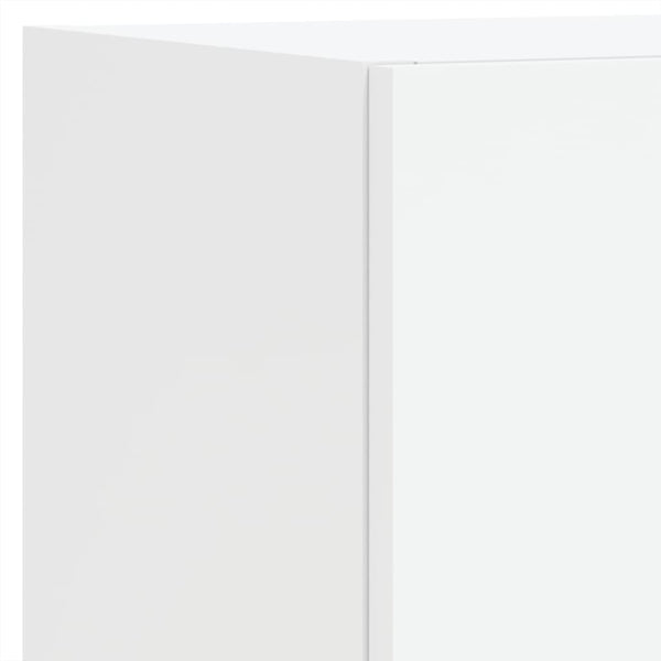 Weißer TV-Schrank mit LED-Beleuchtung Misu 30,5x30x90cm