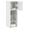 Weißer TV-Schrank mit LED-Beleuchtung Misu 30,5x30x90cm