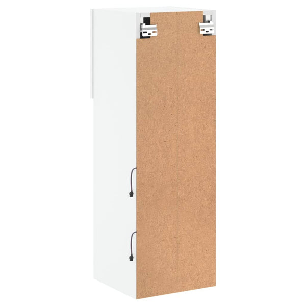 Weißer TV-Schrank mit LED-Beleuchtung Misu 30,5x30x90cm