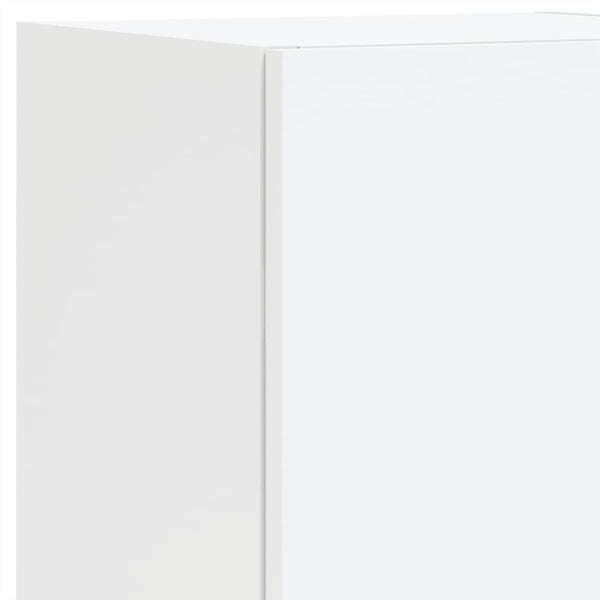 Weißer TV-Schrank mit LED-Beleuchtung Misu 30,5x30x102cm