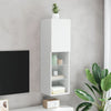 Weißer TV-Schrank mit LED-Beleuchtung Misu 30,5x30x102cm