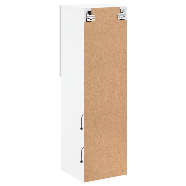 Weißer TV-Schrank mit LED-Beleuchtung Misu 30,5x30x102cm