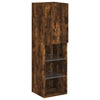 Räuchereiche TV-Schrank mit LED-Beleuchtung Misu 30,5x30x102cm
