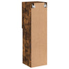 Räuchereiche TV-Schrank mit LED-Beleuchtung Misu 30,5x30x102cm
