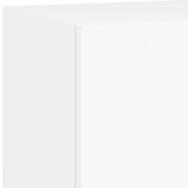 Weißer TV-Schrank mit LED-Beleuchtung Misu 40,5x30x90cm