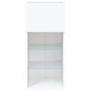 Weißer TV-Schrank mit LED-Beleuchtung Misu 40,5x30x90cm