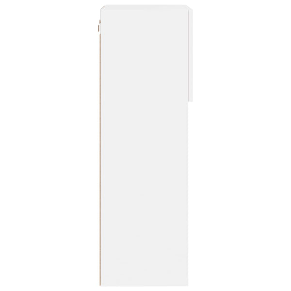 Weißer TV-Schrank mit LED-Beleuchtung Misu 40,5x30x90cm