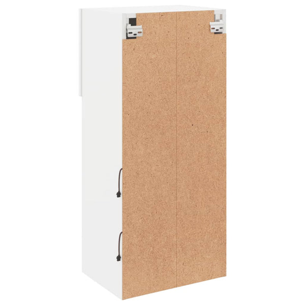 Weißer TV-Schrank mit LED-Beleuchtung Misu 40,5x30x90cm