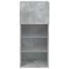 Betongrauer TV-Schrank mit LED-Beleuchtung Misu 40,5x30x90cm