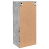 Betongrauer TV-Schrank mit LED-Beleuchtung Misu 40,5x30x90cm