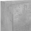 Betongrauer TV-Schrank mit LED-Beleuchtung Misu 40,5x30x90cm