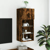 TV-Schrank aus Säuleneiche mit LED-Beleuchtung Misu 40,5x30x90cm