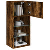 TV-Schrank aus Säuleneiche mit LED-Beleuchtung Misu 40,5x30x90cm