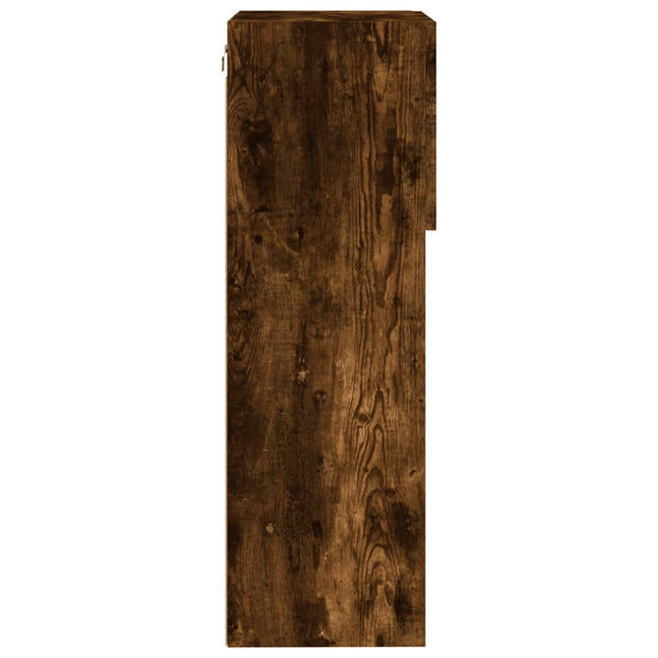 TV-Schrank aus Säuleneiche mit LED-Beleuchtung Misu 40,5x30x90cm