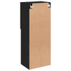 Schwarzer TV-Schrank mit LED-Beleuchtung Misu 40,5x30x102cm