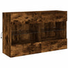 Räuchereiche TV-Wandschrank Francisqui 98,5x30x60,5cm (mit LED-Beleuchtung)