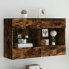 Räuchereiche TV-Wandschrank Francisqui 98,5x30x60,5cm (mit LED-Beleuchtung)