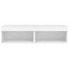 Weißer TV-Unterschrank mit LED-Beleuchtung Vladislava 60x30x30cm (2 Stück)