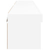 Weißer TV-Unterschrank mit LED-Beleuchtung Vladislava 60x30x30cm (2 Stück)