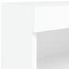 Weißes TV-Lowboard mit LED-Beleuchtung Vladislava 80x30x30cm
