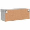 Betongraues TV-Board mit LED-Beleuchtung Vladislava 80x30x30cm