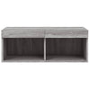 TV-Unterschrank Vladislava mit LED-Beleuchtung 80x30x30cm (Sonoma)