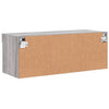 TV-Unterschrank Vladislava mit LED-Beleuchtung 80x30x30cm (Sonoma)