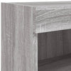 TV-Unterschrank Vladislava mit LED-Beleuchtung 80x30x30cm (Sonoma)