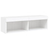 Weißer TV-Unterschrank mit LED-Beleuchtung Vladislava 100x30x30cm