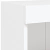 Weißer TV-Unterschrank mit LED-Beleuchtung Vladislava 100x30x30cm