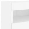 Weißer TV-Wandschrank Manceva 40x30x40cm (mit LED-Beleuchtung)