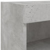 Betongrauer TV-Wandschrank Manceva 60x30x40cm (mit LED-Beleuchtung)