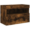 Savanna Eiche TV-Wandschrank Manceva 60x30x40cm (mit LED-Beleuchtung)